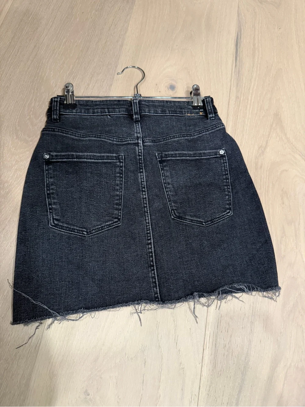 Denim mini skirt